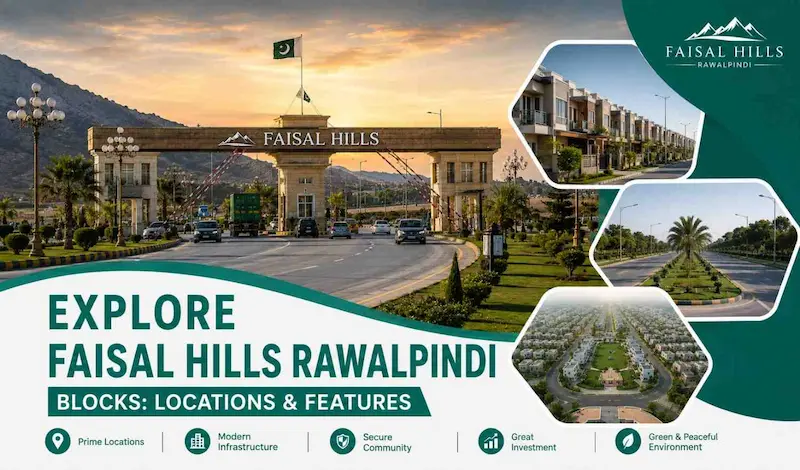 Explore Faisal Hills Rawalpindi Blocks Locations  Features