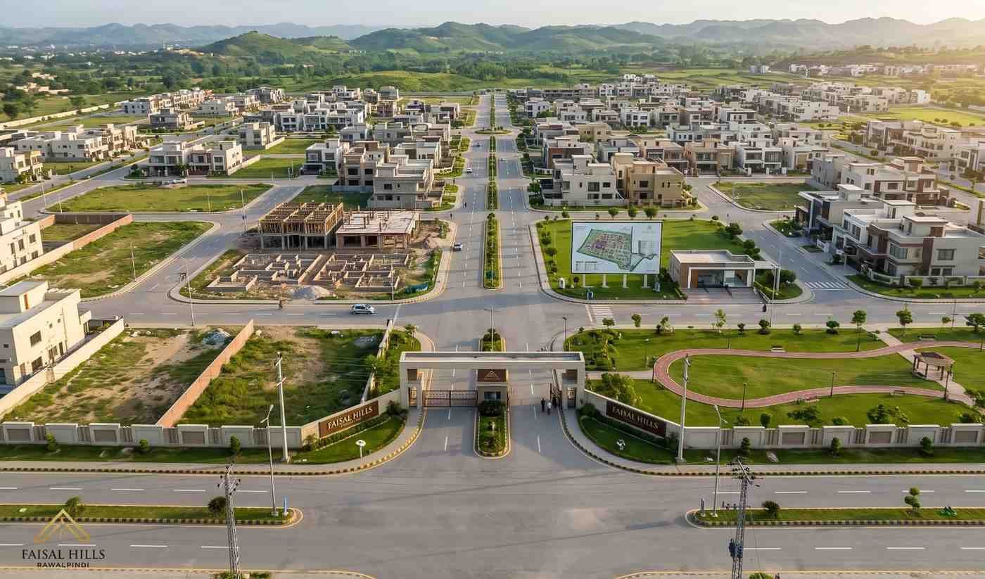 Explore Faisal Hills Rawalpindi Blocks including Executive, A, B, C, D, Prime Block and Faisal Jewel