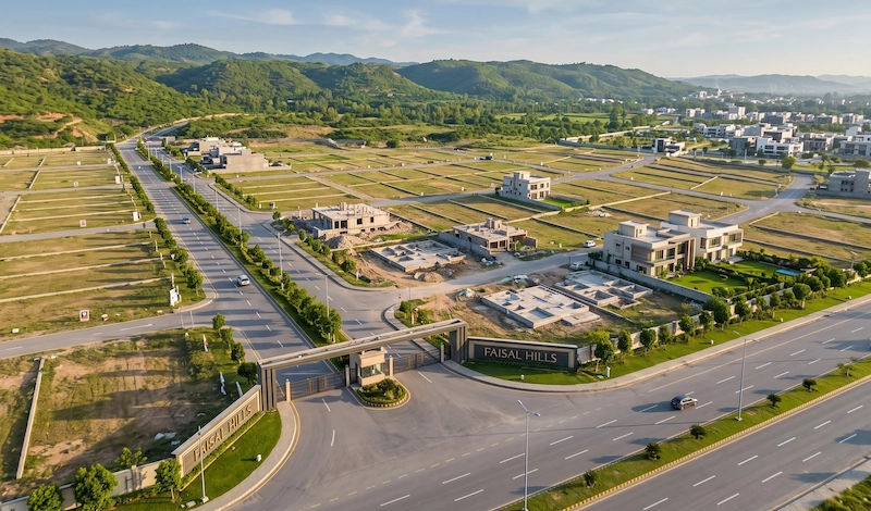 Faisal Hills Prime Block plots for sale on installments for overseas investors